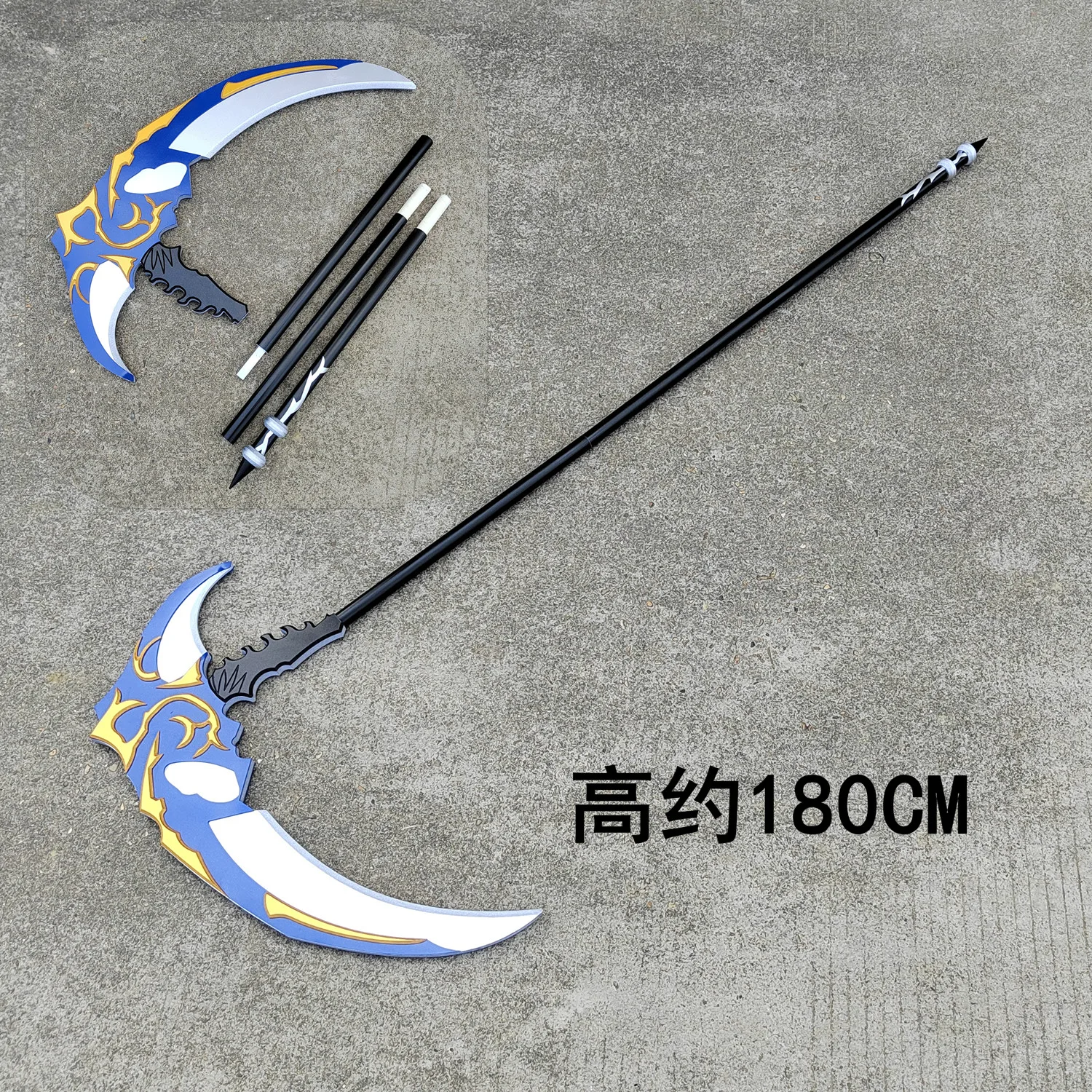 Игровая библиотека руины аргалия синяя реверберация серповидное оружие