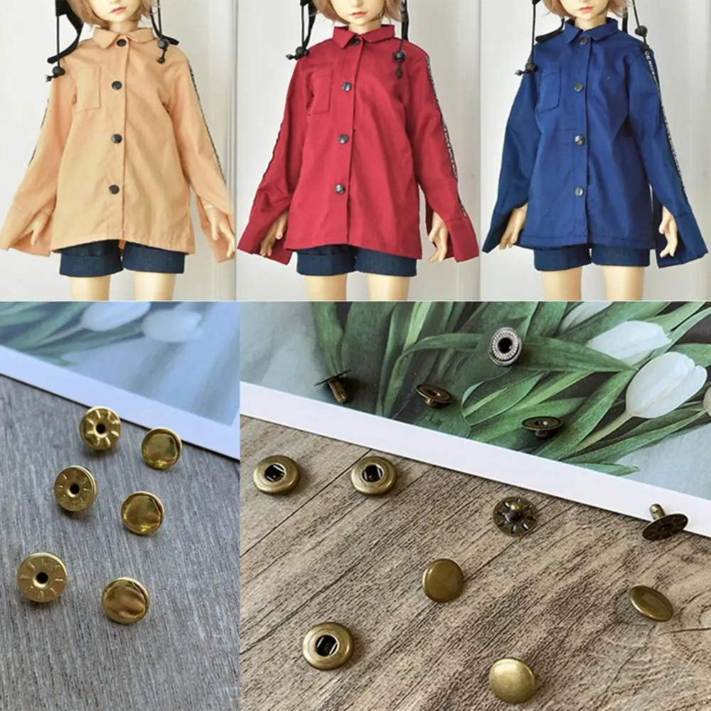 3 комплекта 6/8 мм миниатюрные металлические пряжки для кукольных коробок