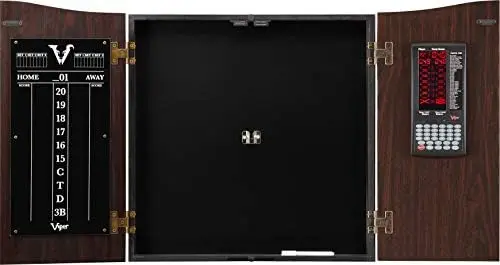 

Vault Deluxe Dartboard Cabinet with Integrated Pro Score and Cricket Scoreboard