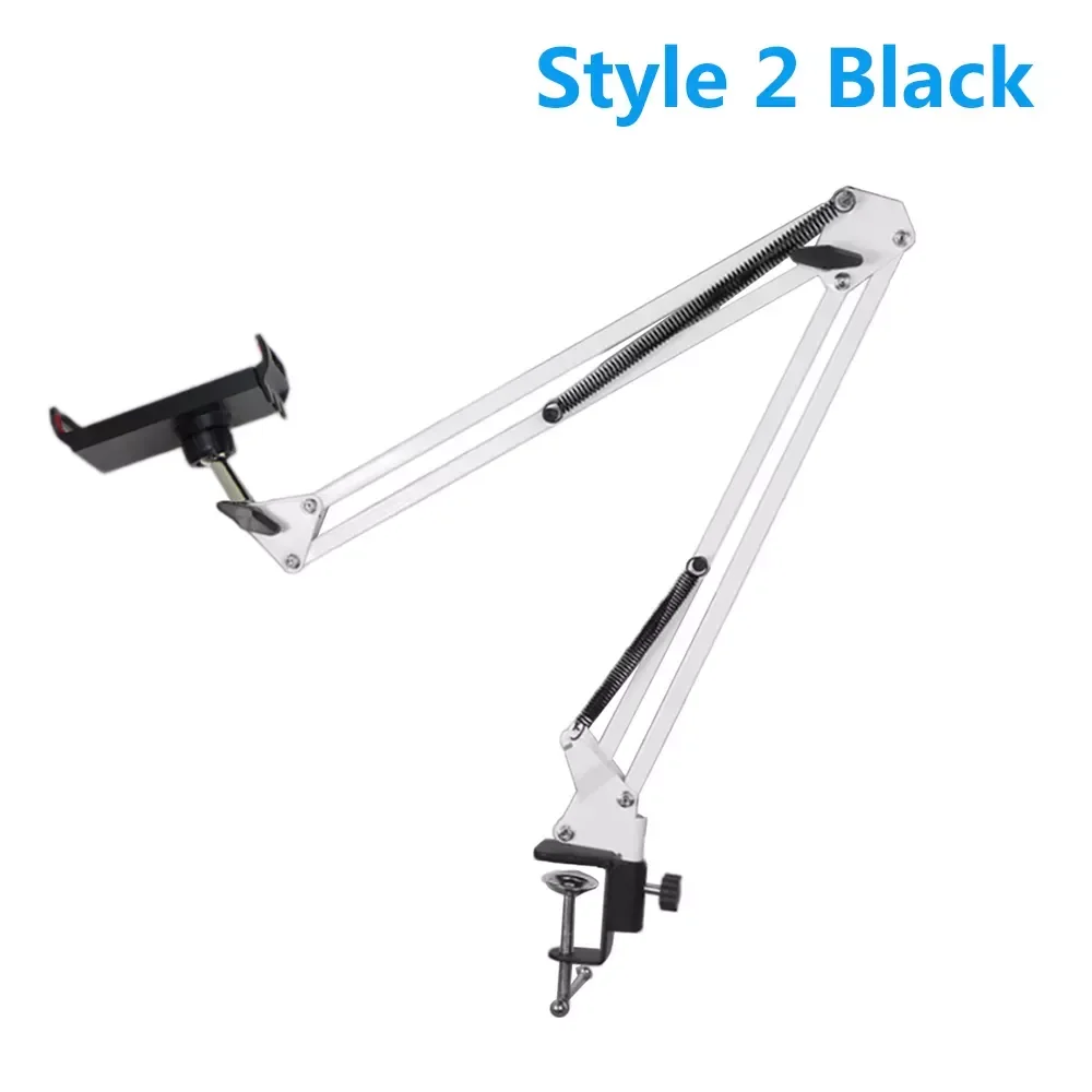 

Бесплатная доставка, новейшая Гибкая подвижная подставка с длинной рукояткой, крепление на 360 градусов, подставка для мобильного планшета д...