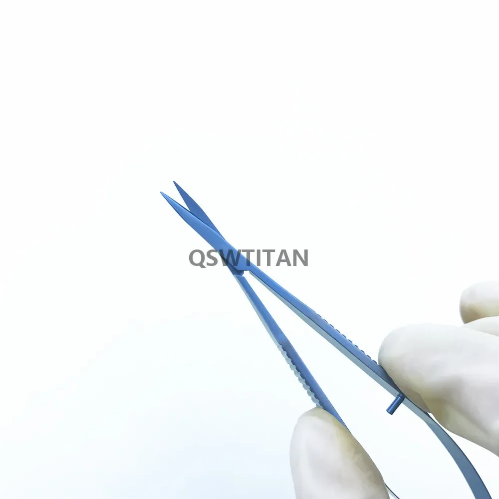 Фото Офтальмологический инструмент Westcott Tenotomy Scissor Straight/Bend тупые наконечники, принадлежности для ветеринарных хирургических инструментов №3