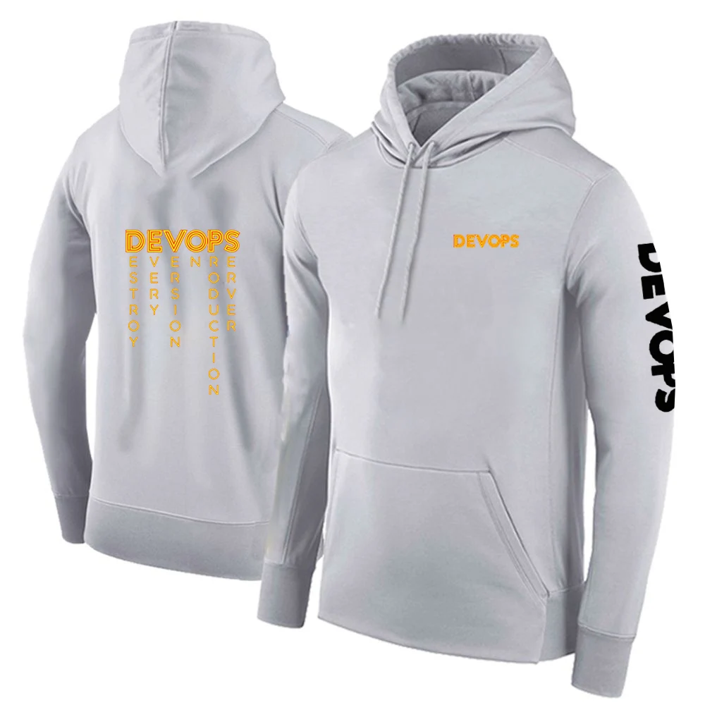 Мужские спортивные толстовки Devops весна-осень 2024