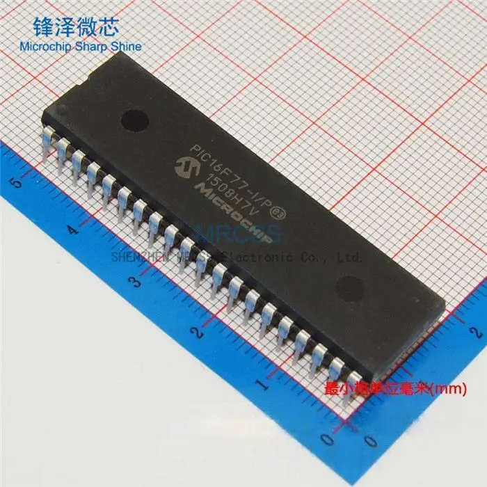 

PIC16F Series 14 kB Flash 368 B RAM 20 MHz 8-Bit Microcontroller - TQFP-44 PIC16F77-I/P