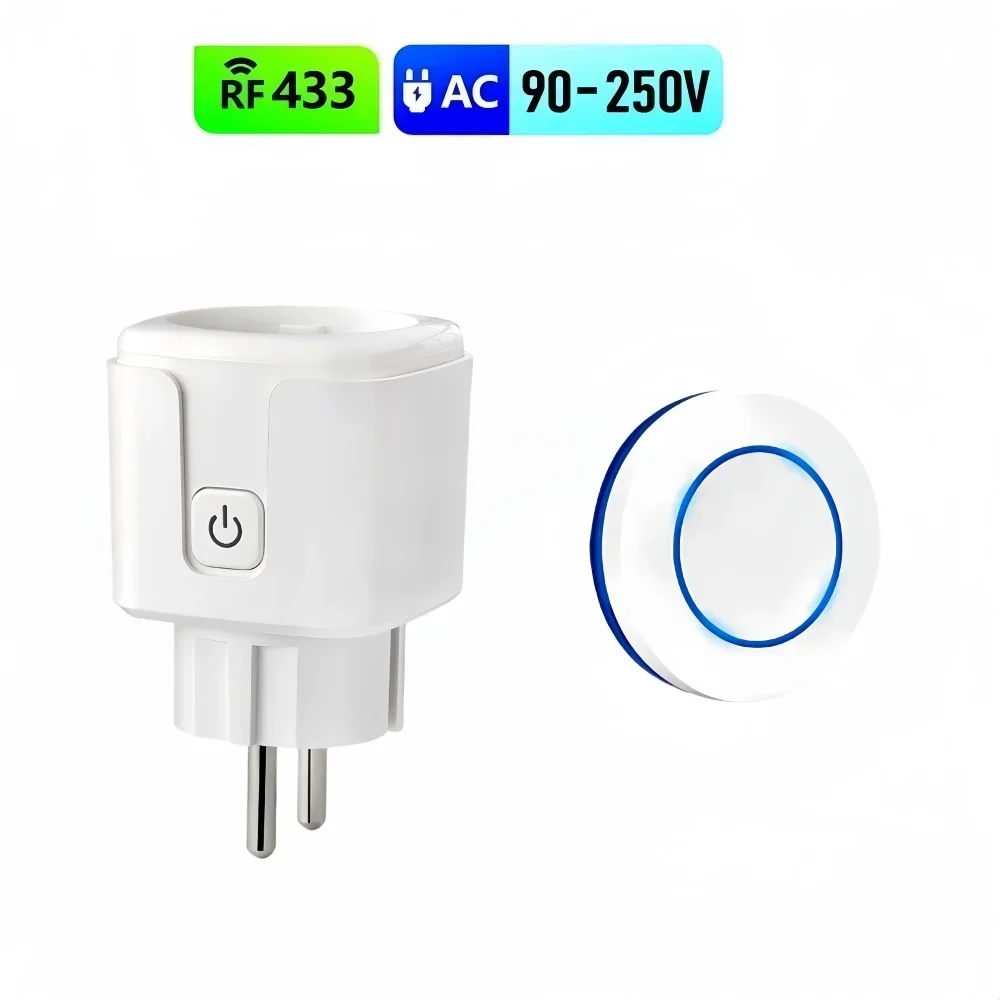 

Беспроводной пульт для розеток kebidumei EV1527 433 МГц