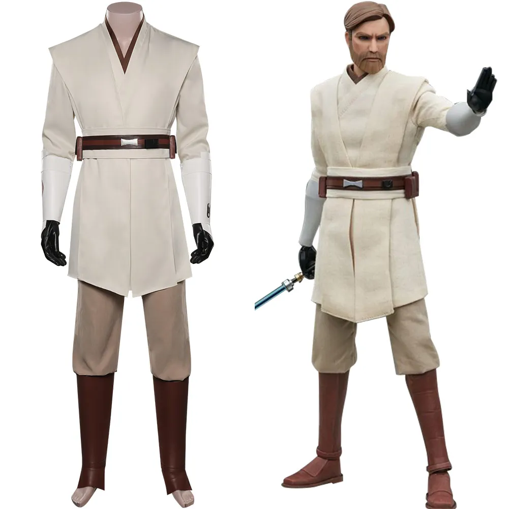 

The Clone Obi Wan Kenobi Cosplay Costume Outfits Halloween Carnival Suit