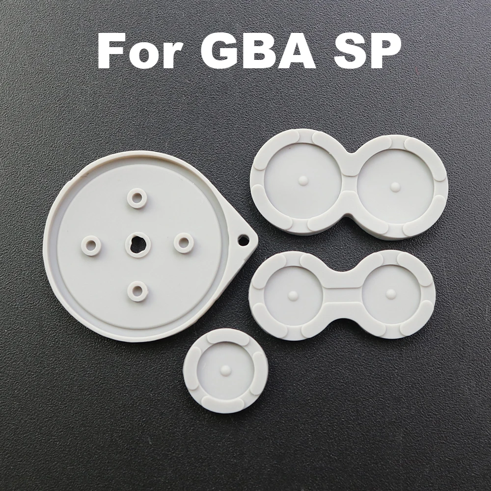 Резиновый проводящий Buttons D-pad для Game Boy A-B GBA GBC GBP GBM SP N64 силиконовые детали замены
