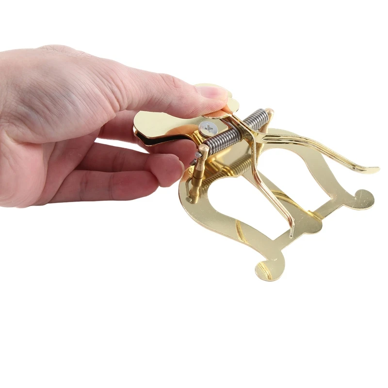 Цельный тромбон марширующий зажим музыкальный маленький пюпитр