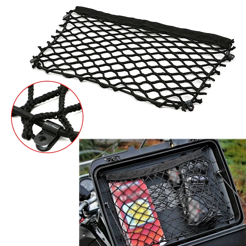 For BMW Luggage Storage Cargo Mesh Nets for top case panniers R1250GS R1200GS R700GS R850GS F800GS R 1200 GS F650 F700 F750 GS