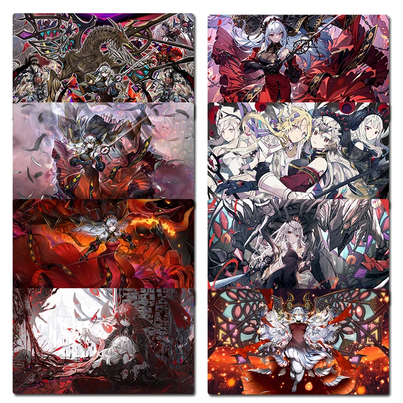 Фото YuGiOh Blazing Red Cartesia, The Virtuous TCG CCG Mat Коллекционный коврик для карточных игр Коврик для мыши Коврик для мыши Настольный игровой коврик №1