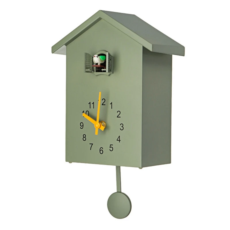 

Современные кварцевые настенные часы с изображением птиц на запястье, часы в форме рога для дома и гостиной, часы с таймером, украшение для дома и офиса, подвесные часы в подарок