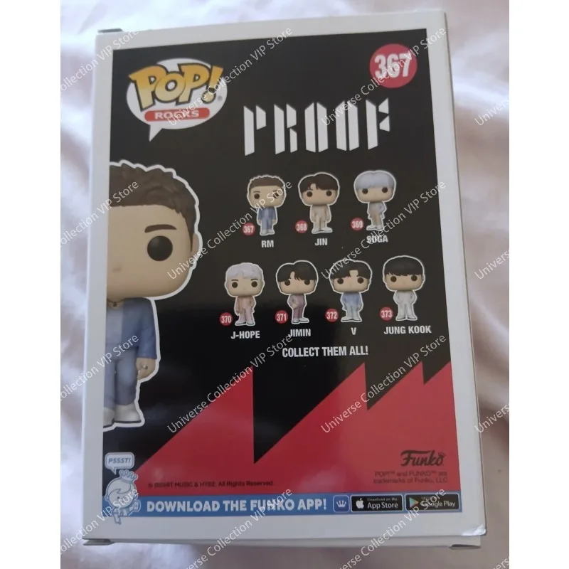 Фото Фигурки Funko POP Rocks BTS: РМ, Ким Намджун, В, Ким Тэхён, Джин, Ким Сокджин. Коллекционные фигурки K-Pop для музыкальной коллекции и демонстрации. №4