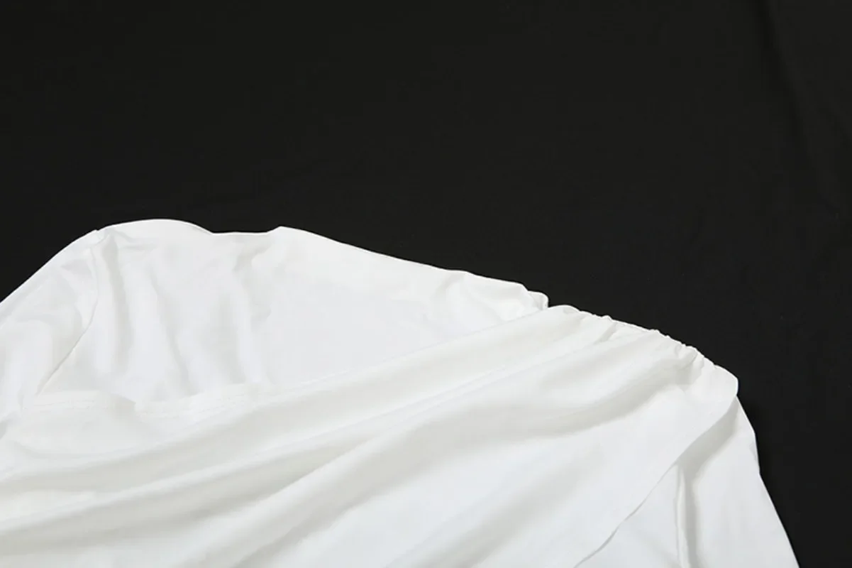 Женский однотонный комплект из 2 предметов со рюшами элегантный сексуальный