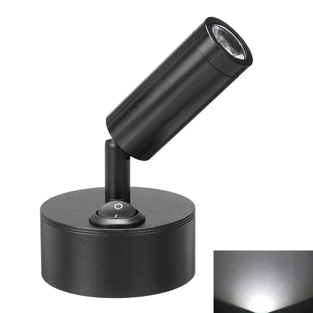 

Rotating Button Switch Motorhome Corridor Modern Home LED Spot Reading Light Bright Cabinet Eye Protection Bedside Wall Mount