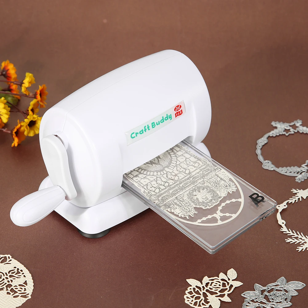 Die-Cut Machines Dies Cutting Embossing Home DIY Plastic Scrapbooking Paper Cutter Card Tool for Kids Birthday Gift