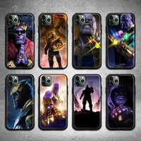 marvel superhero thanos phone case for iphone 13 12 11 pro max mini xs max 8 7 6 6s plus x 5s se 2020 xr cover