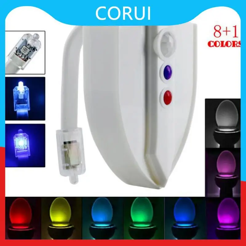 

2020NEW UV Sterilization Toilet Light LED Motion Activated Toilet Lamp 8 Colors Bathroom Night Lamp Battery Operated For Kids