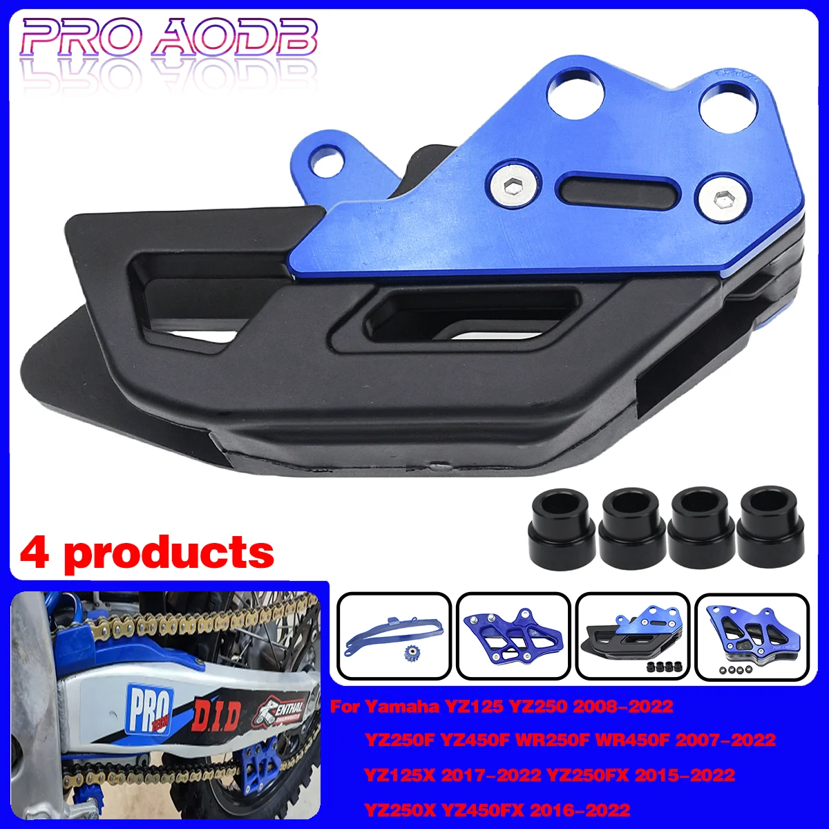 Комплект направляющих слайдера ролика цепи маятника и защиты для Yamaha YZ WR 250F 450F YZF