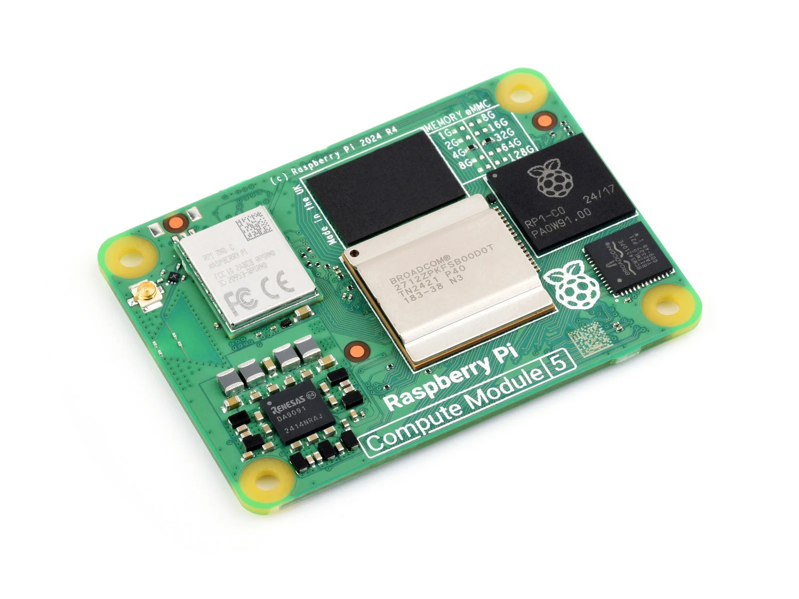 Вычислительный модуль Raspberry Pi 5 обеспечивает мощность в компактном формата