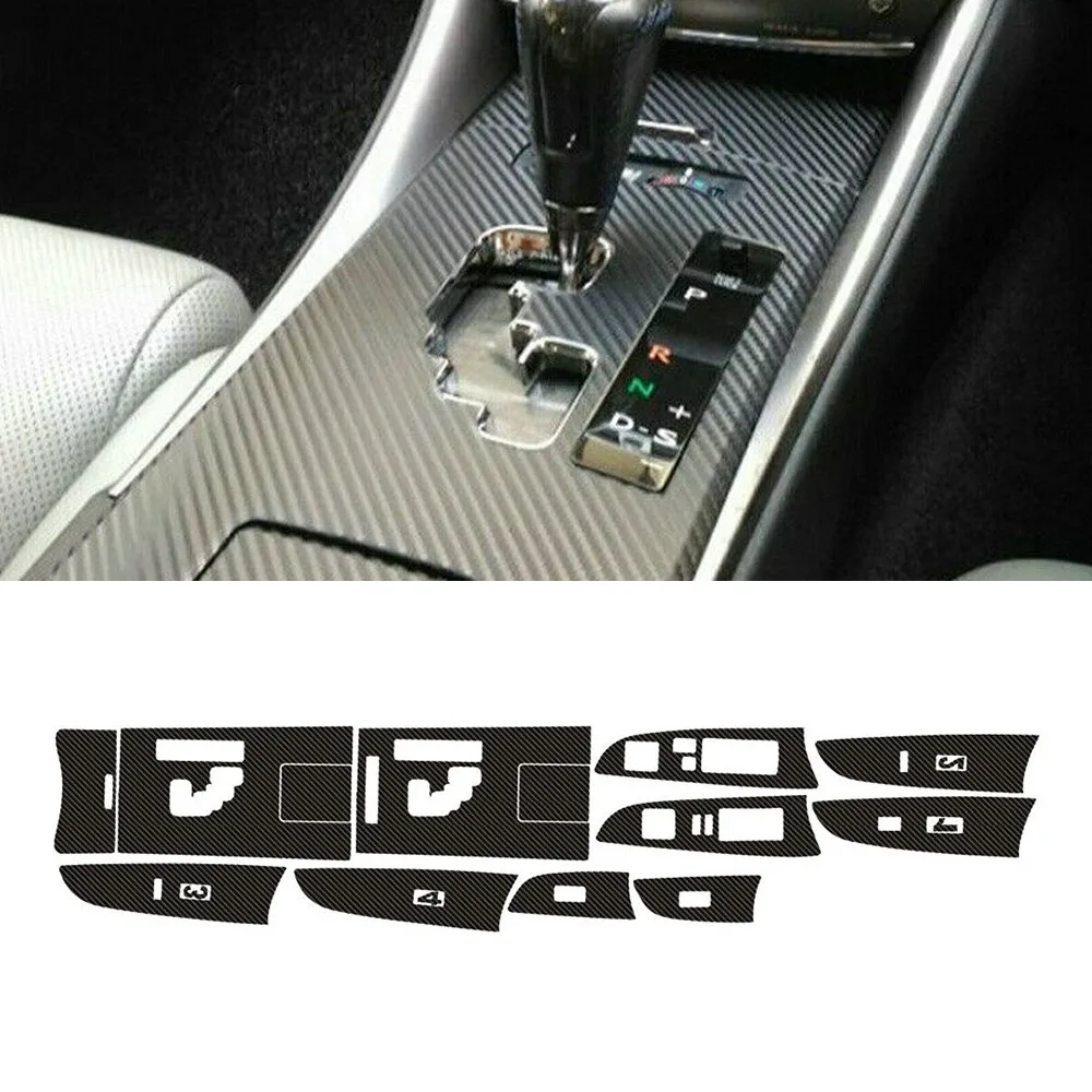 

7 шт. наклеек на внутреннюю крышку автомобиля для LEXUS IS250 300 350 2006-2012 коробка переключения передач