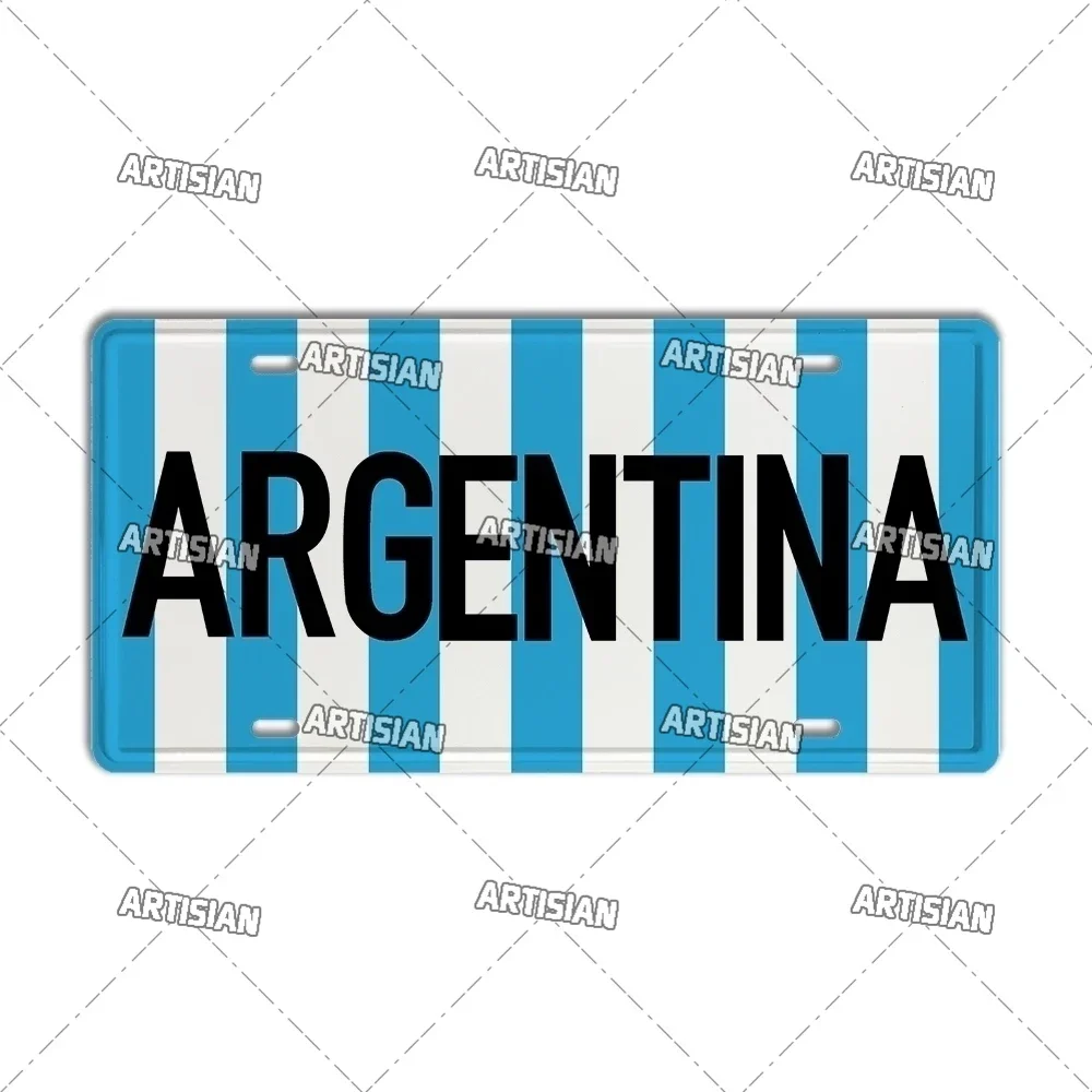 Металлический Декор Номерного Знака В Кустарном Стиле Милан Барселона Мадрида