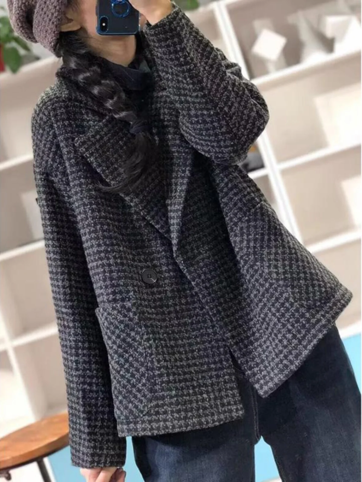 2024 новая зимняя оригинальная модная ретро-художественная свободная