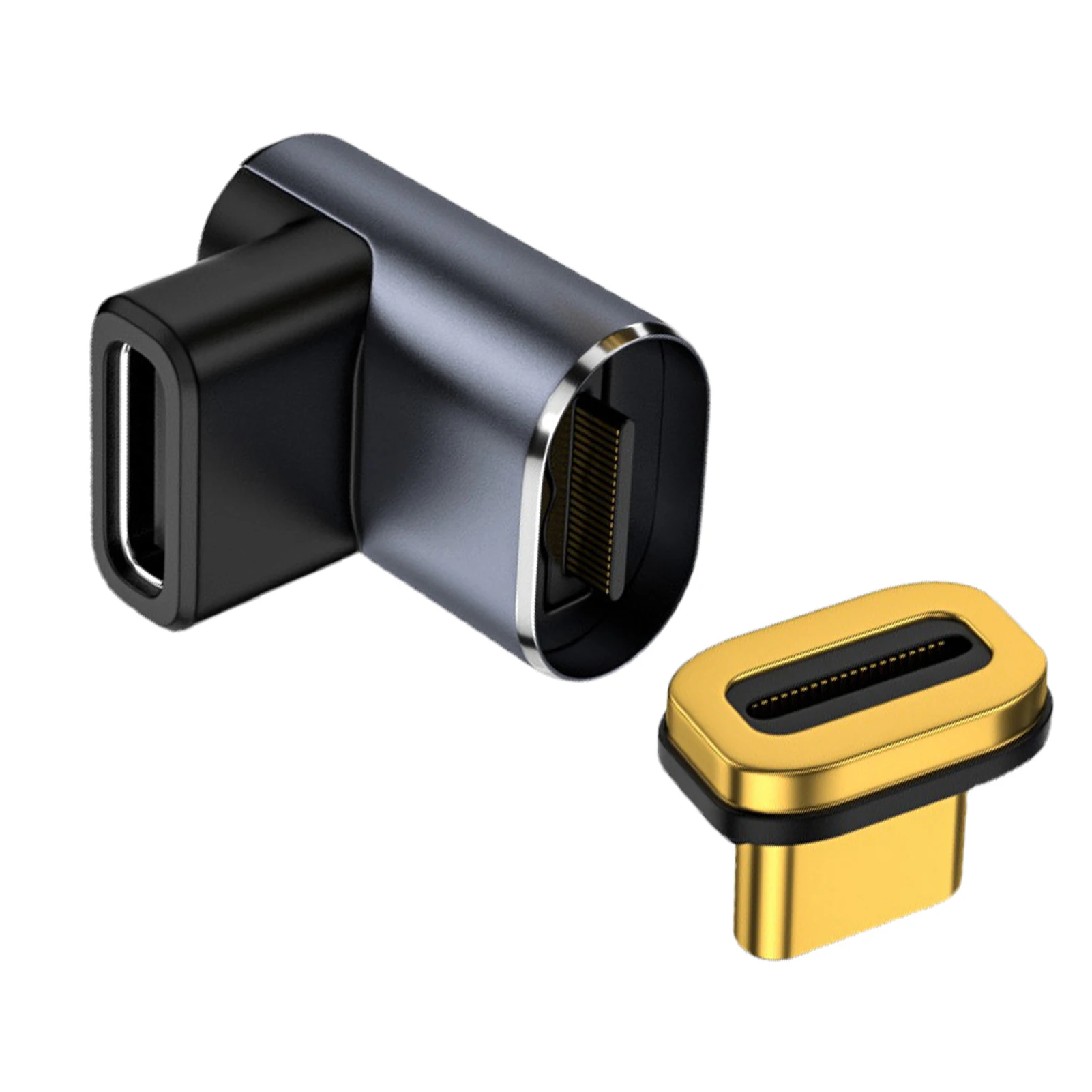 Переходник с Type C на удлинитель магнитным углом 90 градусов 24 контакта USB быстрая