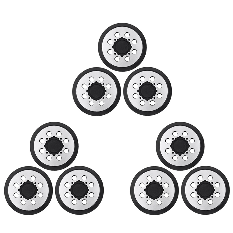 

9 Packs Metal 5 Inch 8 Hole Hook & Loop Replacement Sander Pad ,Replace For Pad Part Number DWE64233 & N329079