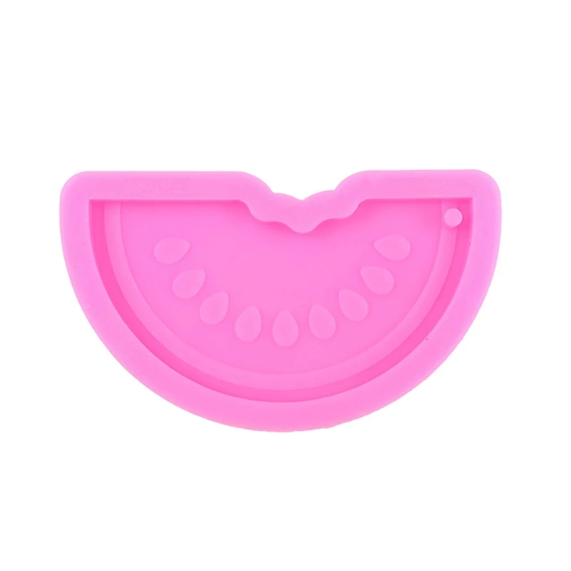 

DIY Watermelon Shape Keychain Silicone Epoxy Mold DIY Ornament Pendant Jewelry Crafting Mould for Valentine Love Gift