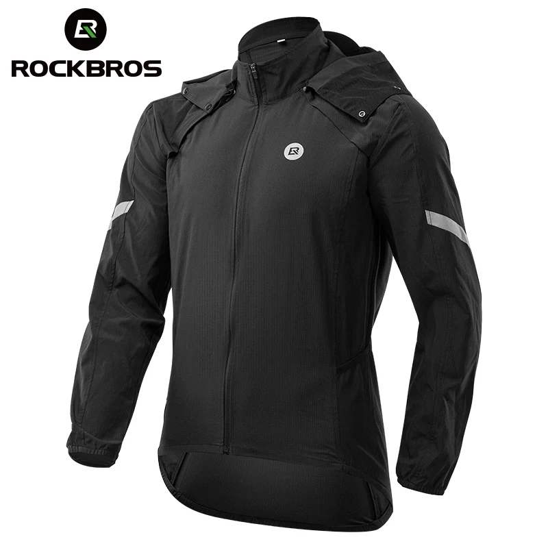 ROCKBROS Cycling Jacket Windproof Reflective Ultralight MTB 