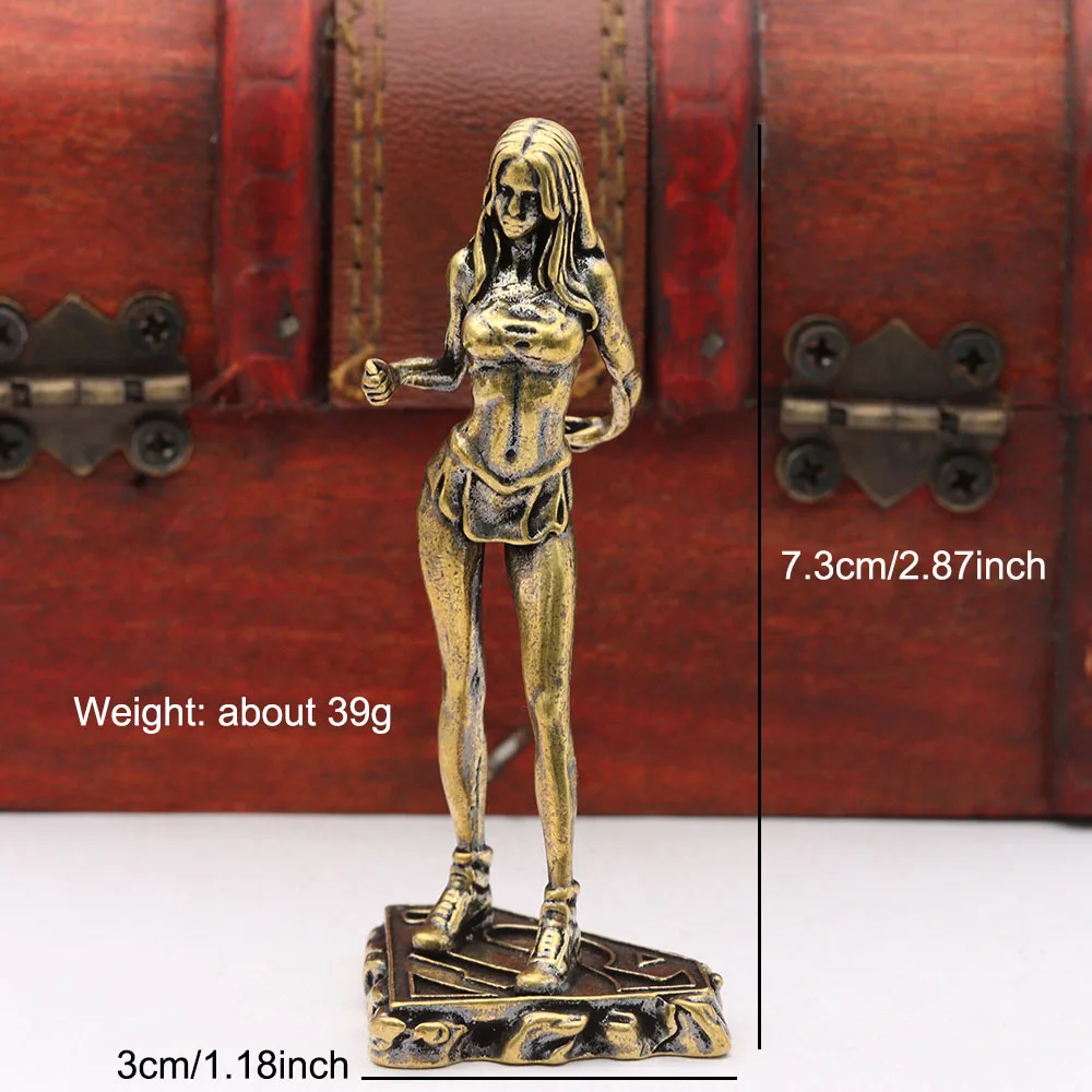 

Миниатюрная статуэтка из латуни