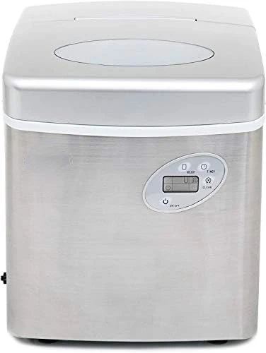 

IMC-491DC Portable 49lb Capacity Stainless Steel with Water Connection Ice Makers, One Size Water dispenser Water dispenser pump