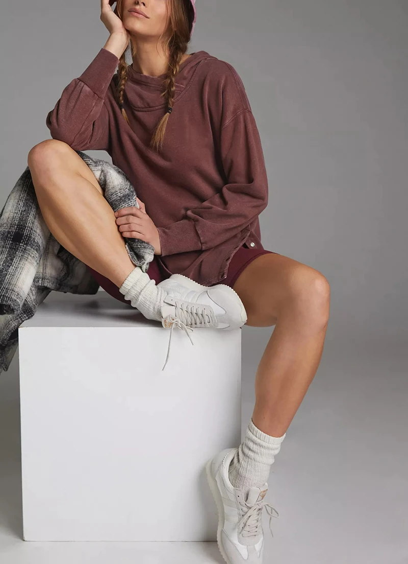 

Модные Хлопковые женские толстовки с капюшоном, повседневные свободные толстовки с длинным рукавом и пуговицами в стиле Харадзюку, женская...