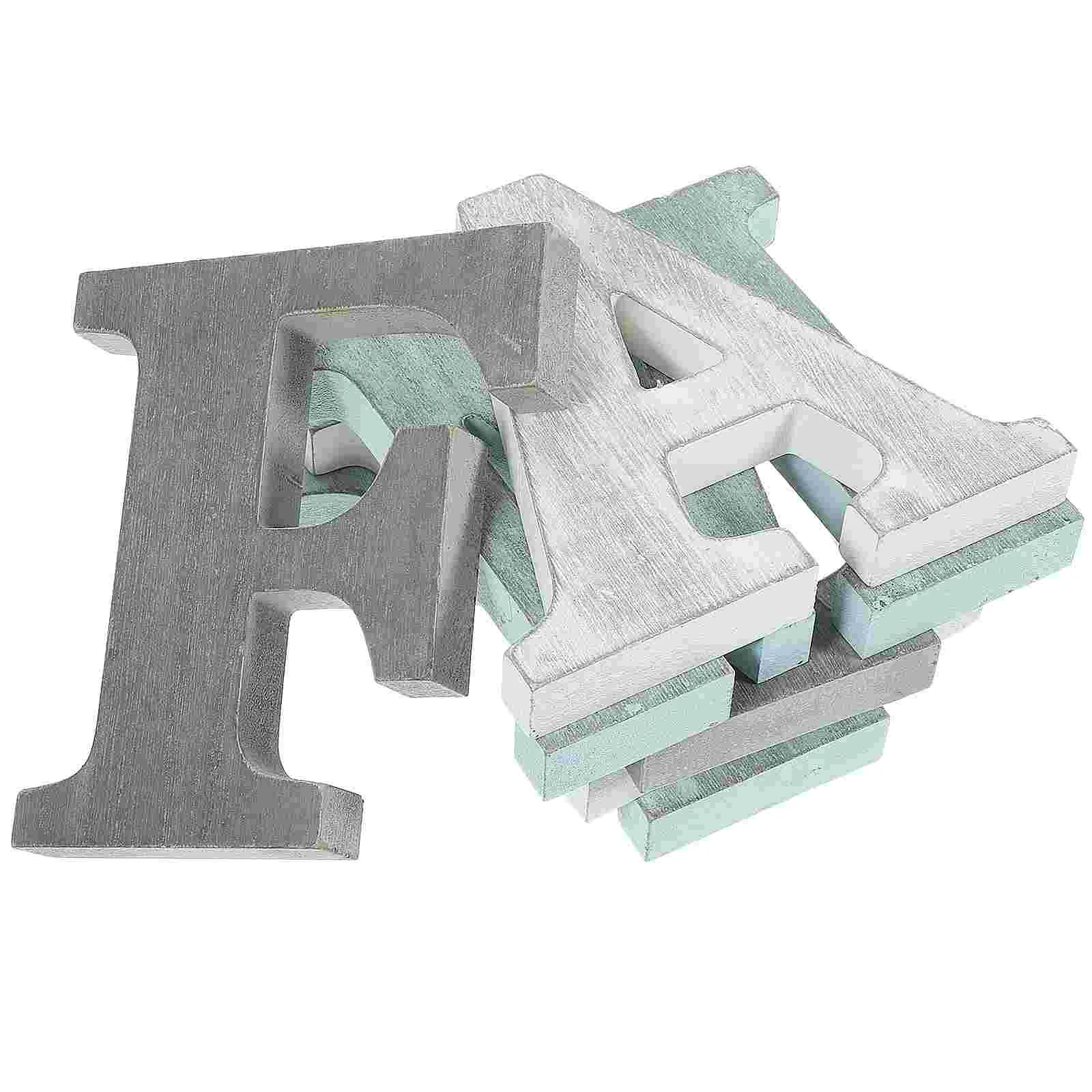 

Деревянные буквы алфавита «сделай сам», деревянные буквы, деревянные буквы, украшения, 1 комплект