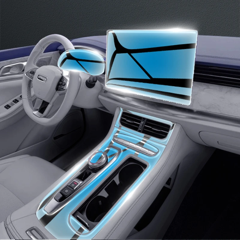 Защитная пленка для экрана навигатора с центральным управлением SKYWORTH EV6 2023 TPU