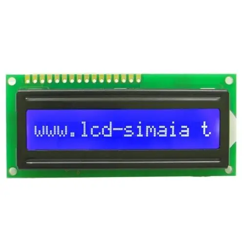 

Blue 1601 16X1 Character LCD Display Module LCM STN SPLC780D / KS0066