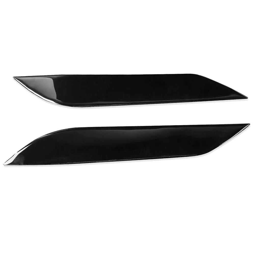

2pcs Car Front Headlight Eyebrow Eyelids Trim Sticker For Nissan 350Z Z33 2006-2009 High Quality ABS Plastic Headlamp Eyebrows