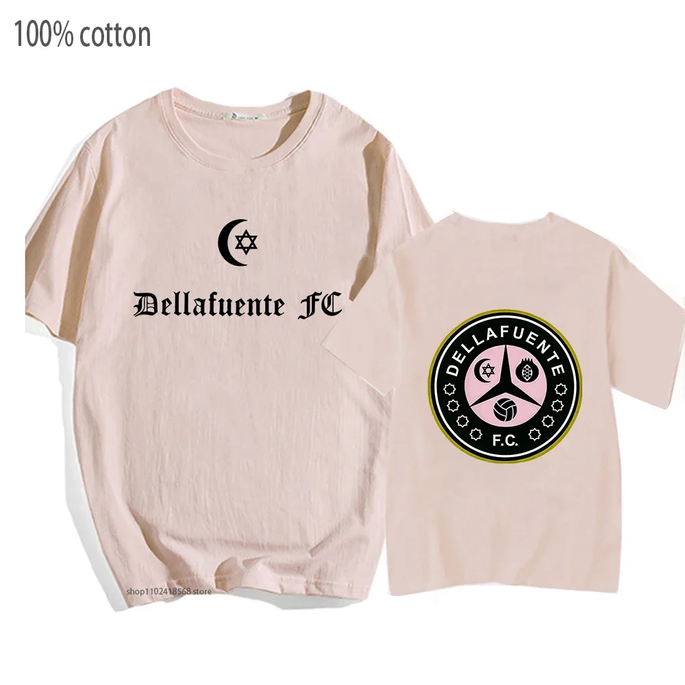 Футболки Dellafuente мужские футболки с принтом в стиле хип-хоп гранж корейская