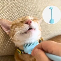 pet massage brush comb for dogs and cats removes long curly hair beauty tool cleaning and groomingpet cleaning brush