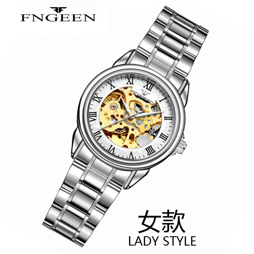 

Ladies Classic Fashion Sports Watch Luminous Top Brand Luxury Feminine Waterproof Chronograph Mechanical Watch Women's Watch