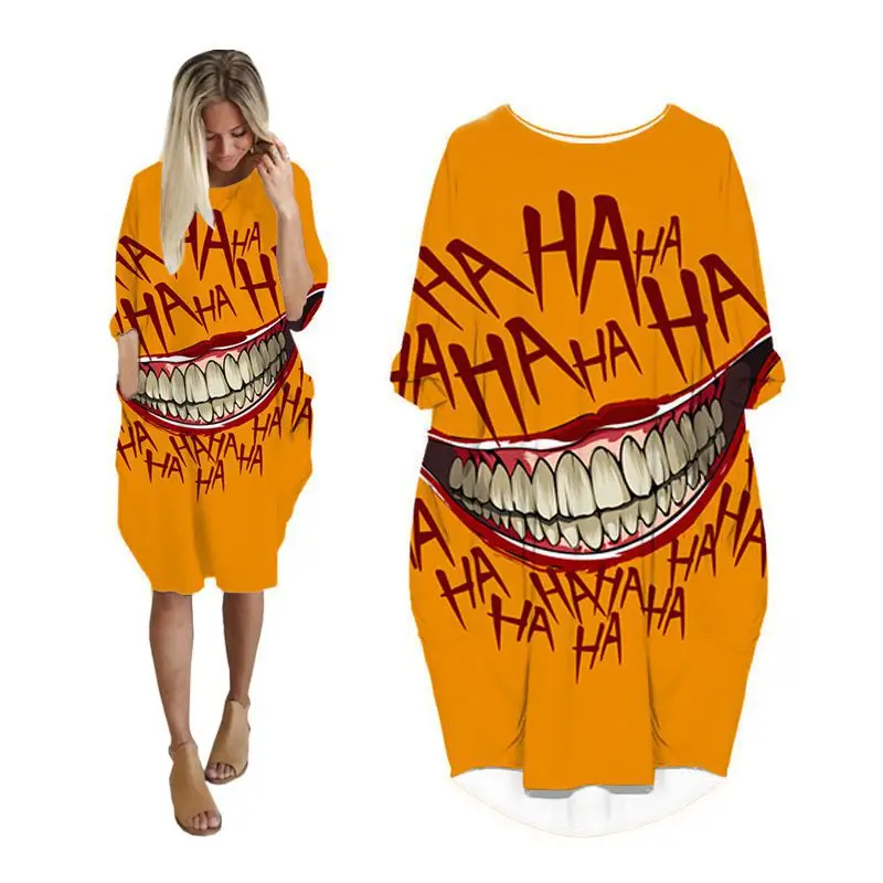 

Рождественские платья больших размеров для женщин, модная женская одежда в Корейском стиле с длинным рукавом, женское платье миди, джокер