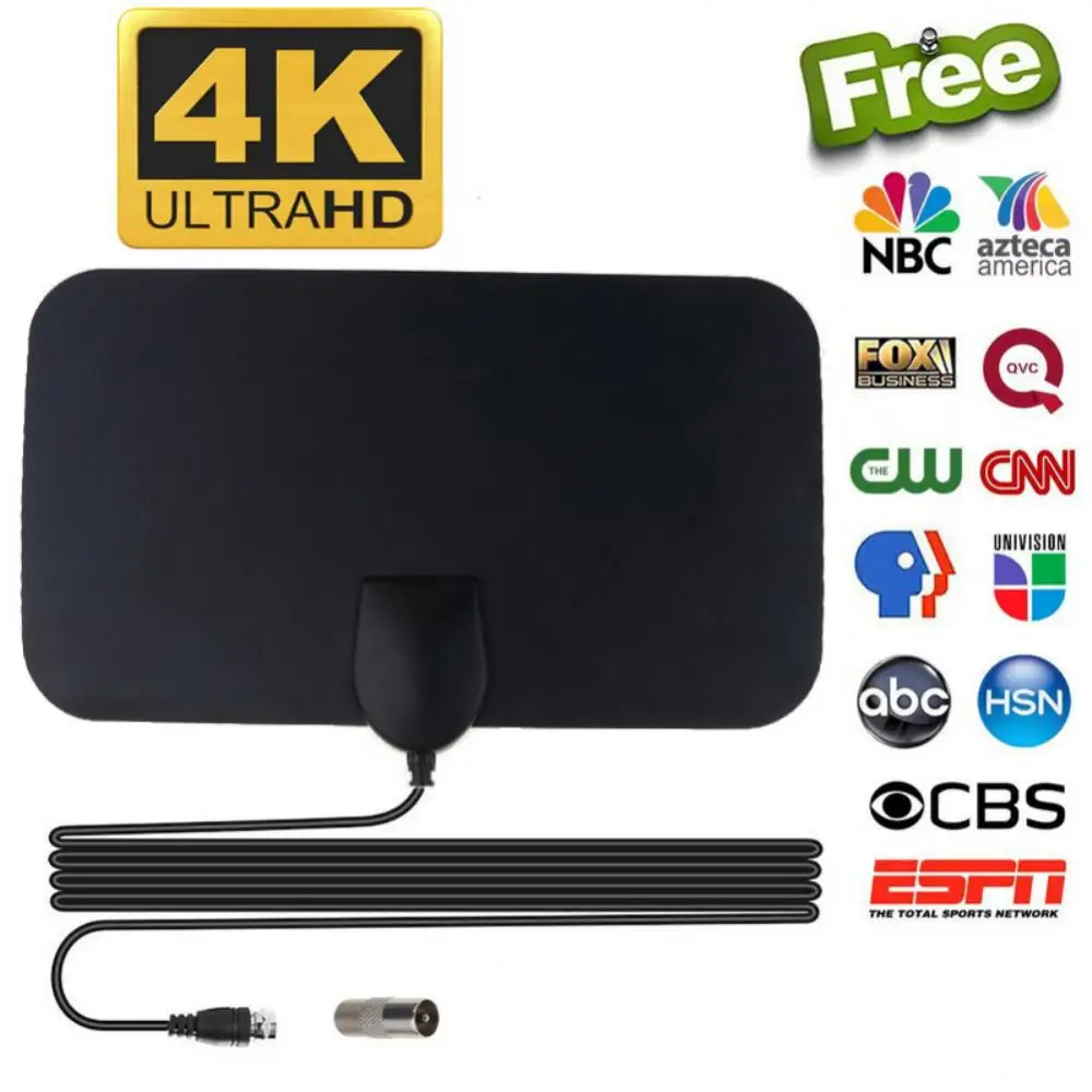 

Antenna Amplifier 5000 Miles Range TV Antenna Digital HD Antena Indoor HDTV 1080P 4K 13ft Cable DVB-T2 TV Antena UHF VHF DTV