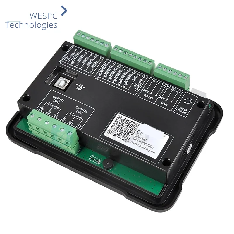 Оригинальный контроллер автозапуска MEBAY GM70C дизельный генератор измеритель тока