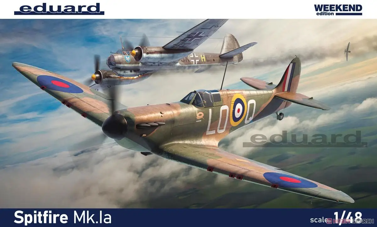 Eduard EDU84179 1/48 Spitfire Mk.Ia Weekend Edition Model Ki
