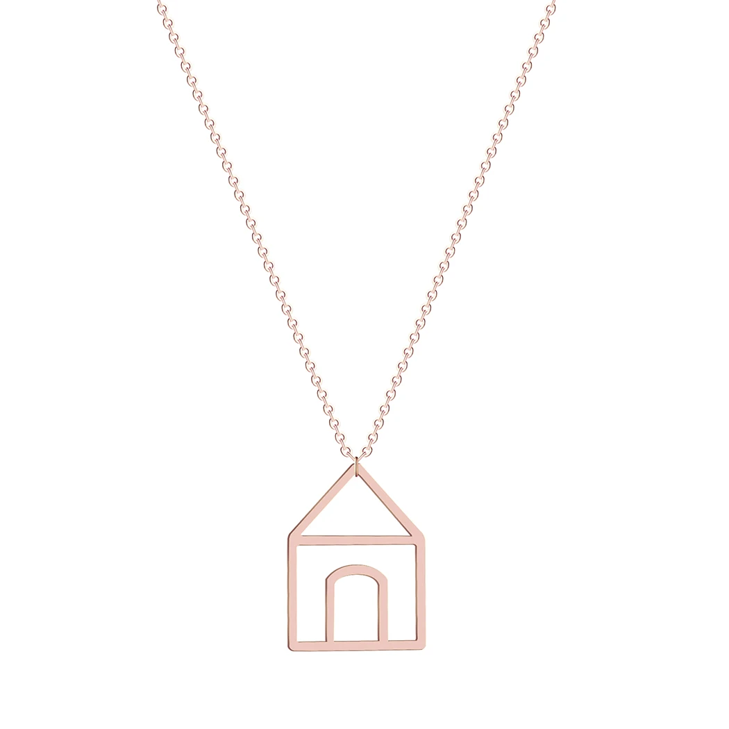 Ожерелье из нержавеющей стали Cxwind с подвеской в виде помещения - купить по