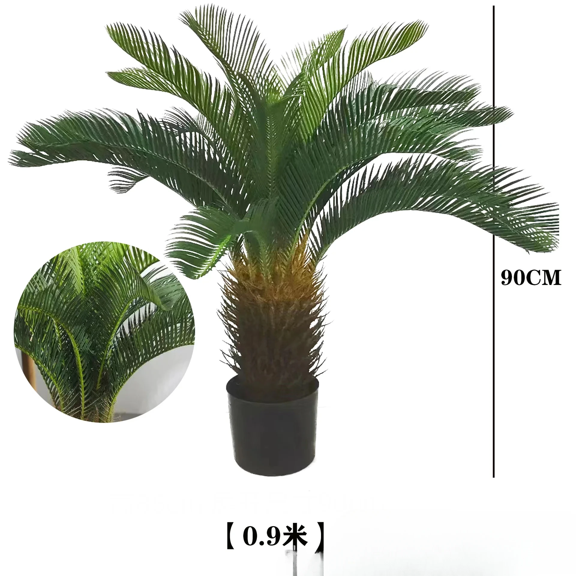 Искусственное кокосовое дерево растение в горшке тропическая пальма