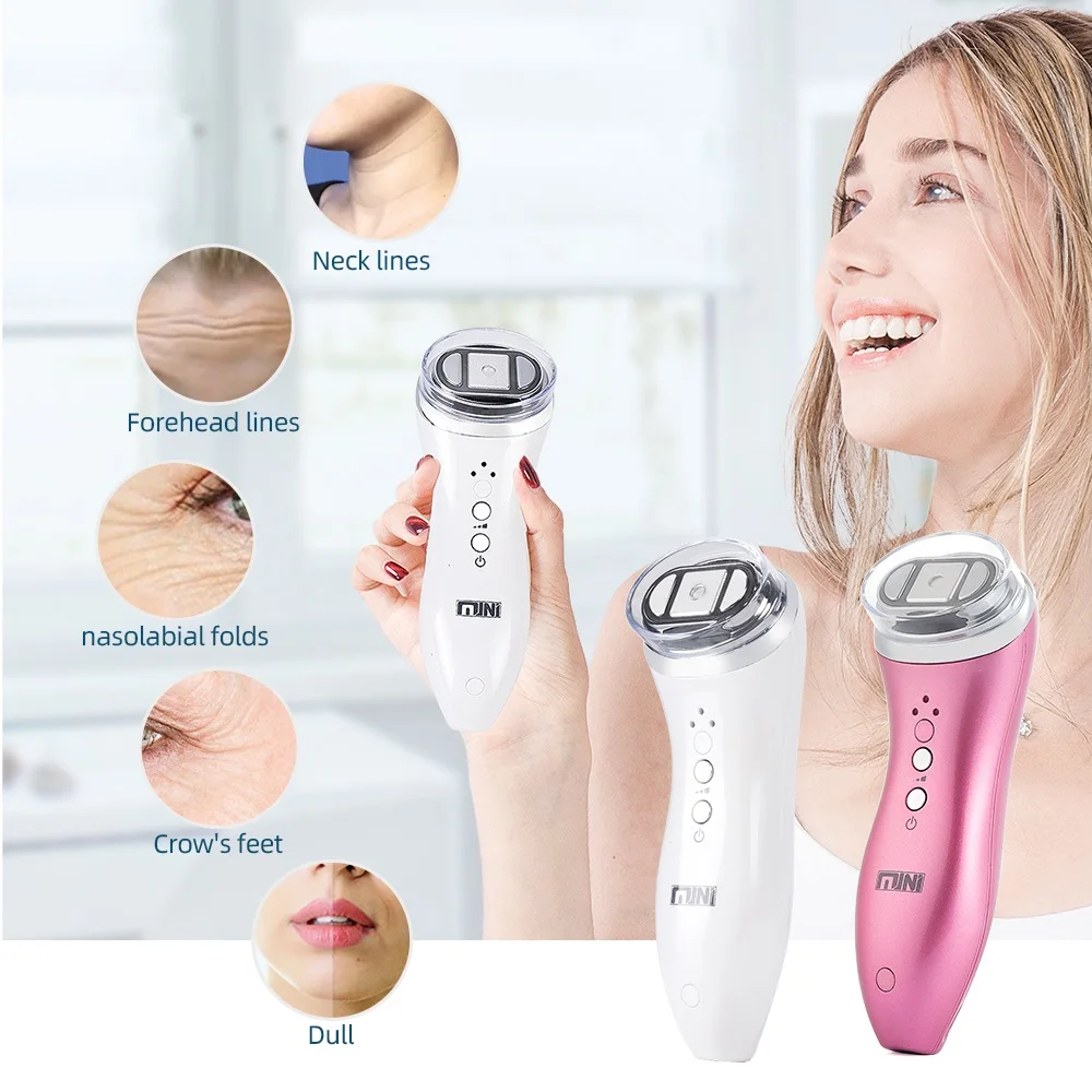 

Mini HIFU Machine Ultrasound Machine Face RF Fadiofrecuencia LED Anti Wrinkle Facial Rejuvenation Antiaging HIFU Beauty Care