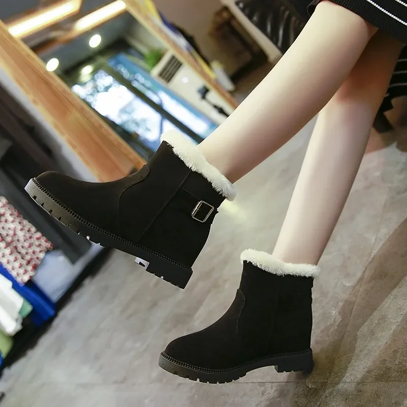 2024 весенне-осенние новые женские ботинки модные короткие сапоги с круглым носком