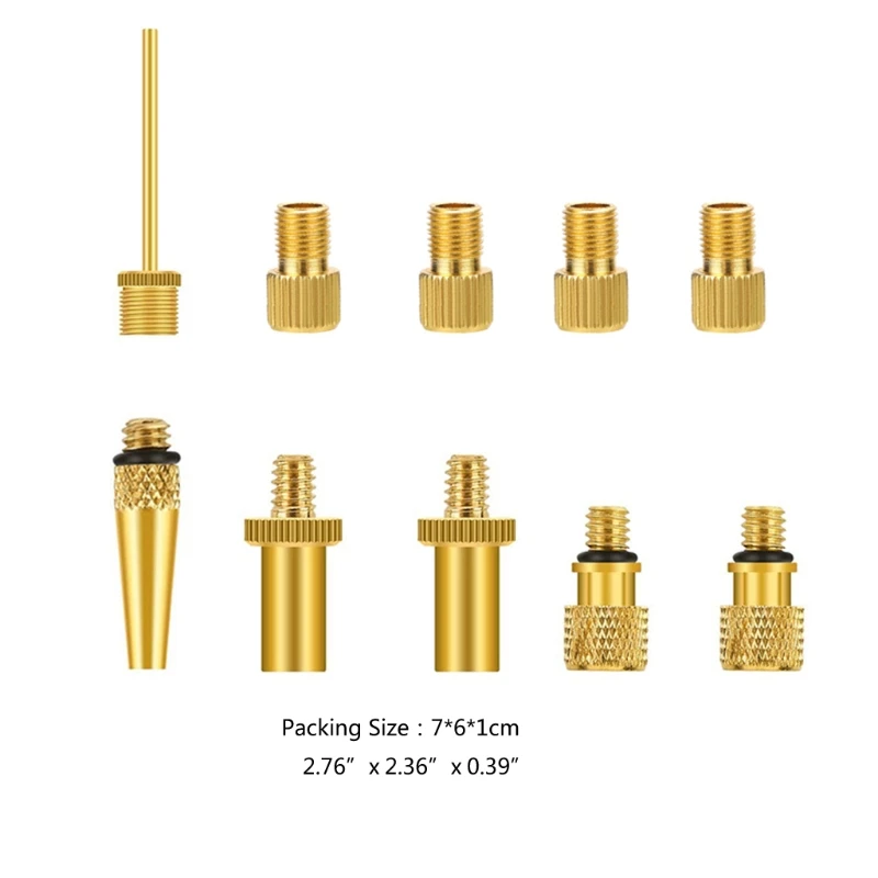 QM велосипедный адаптер для шиномонтажного клапана шаровой насос игольчатая