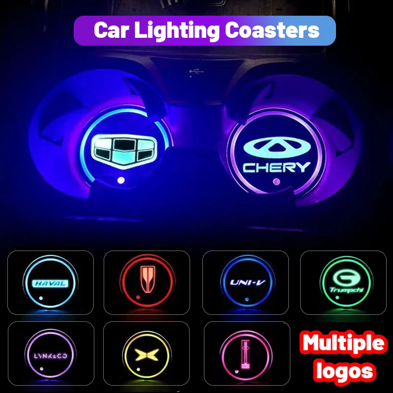 1 шт. высококачественные яркие автомобильные подставки для Skoda 7 цветов