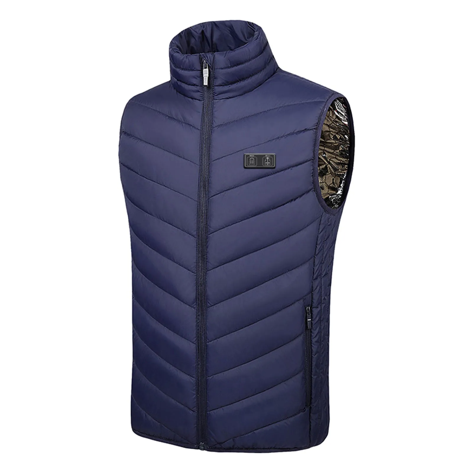 

Mens Fall And Winter Single Control 2 Heating Suit Thermostatic Electric Heating Vest Heating Jacket Undershirt Wool Jacket